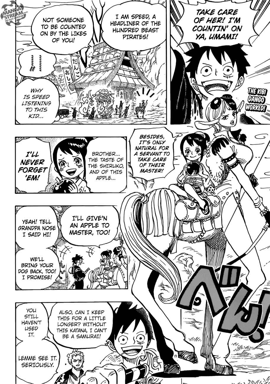 One Piece Manga Chapter 919 page 2 - The Ruins of Oden Castle