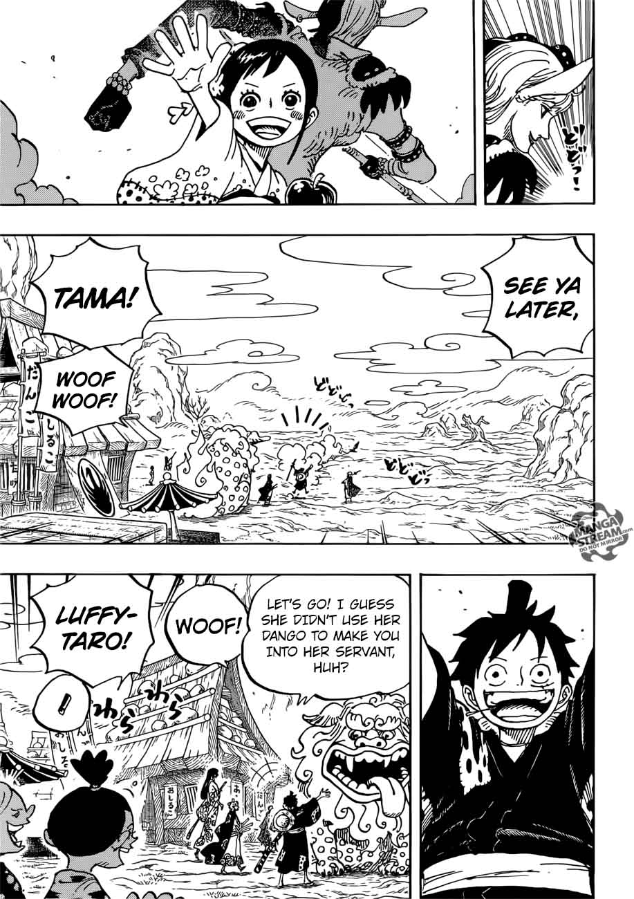 One Piece Manga Chapter 919 page 3 - The Ruins of Oden Castle