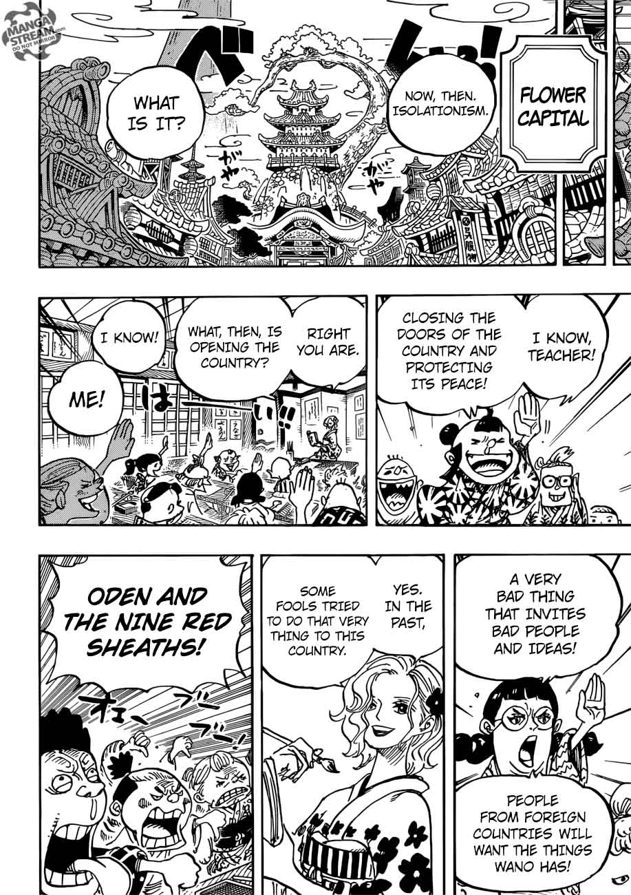 One Piece Manga Chapter 919 page 5 - The Ruins of Oden Castle