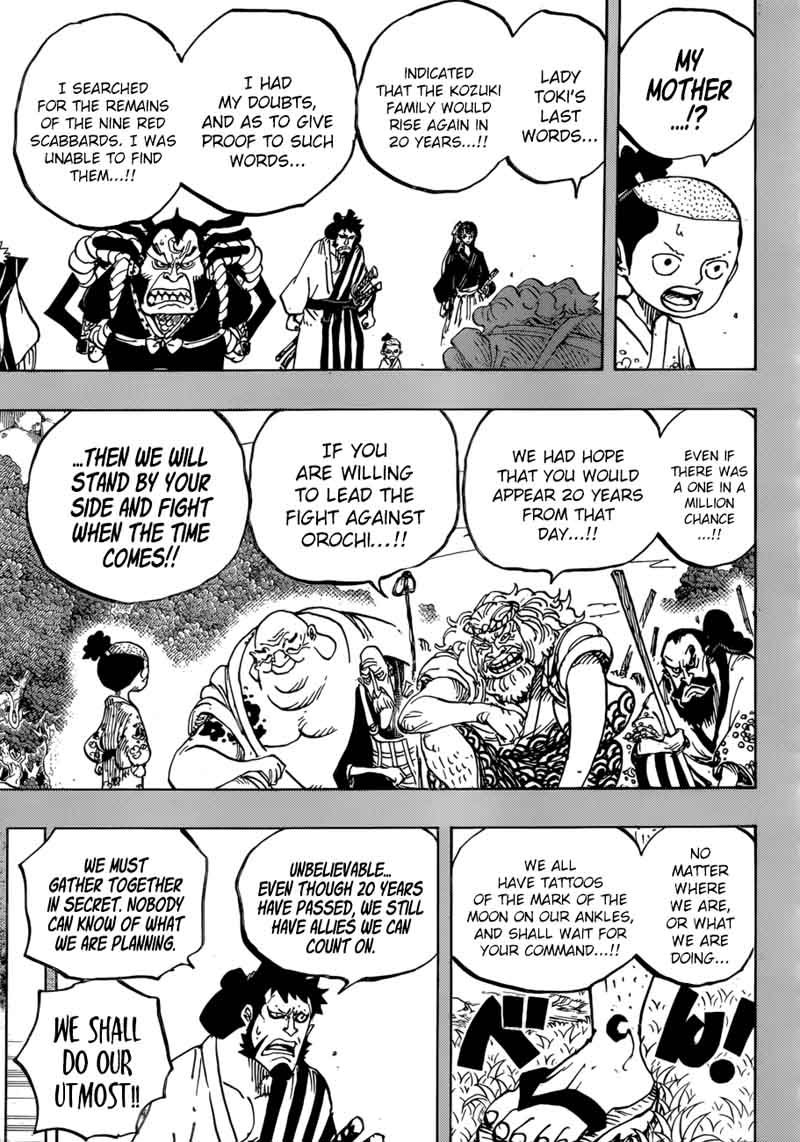 One Piece Manga Chapter 920 page 12 - I Love Oden
