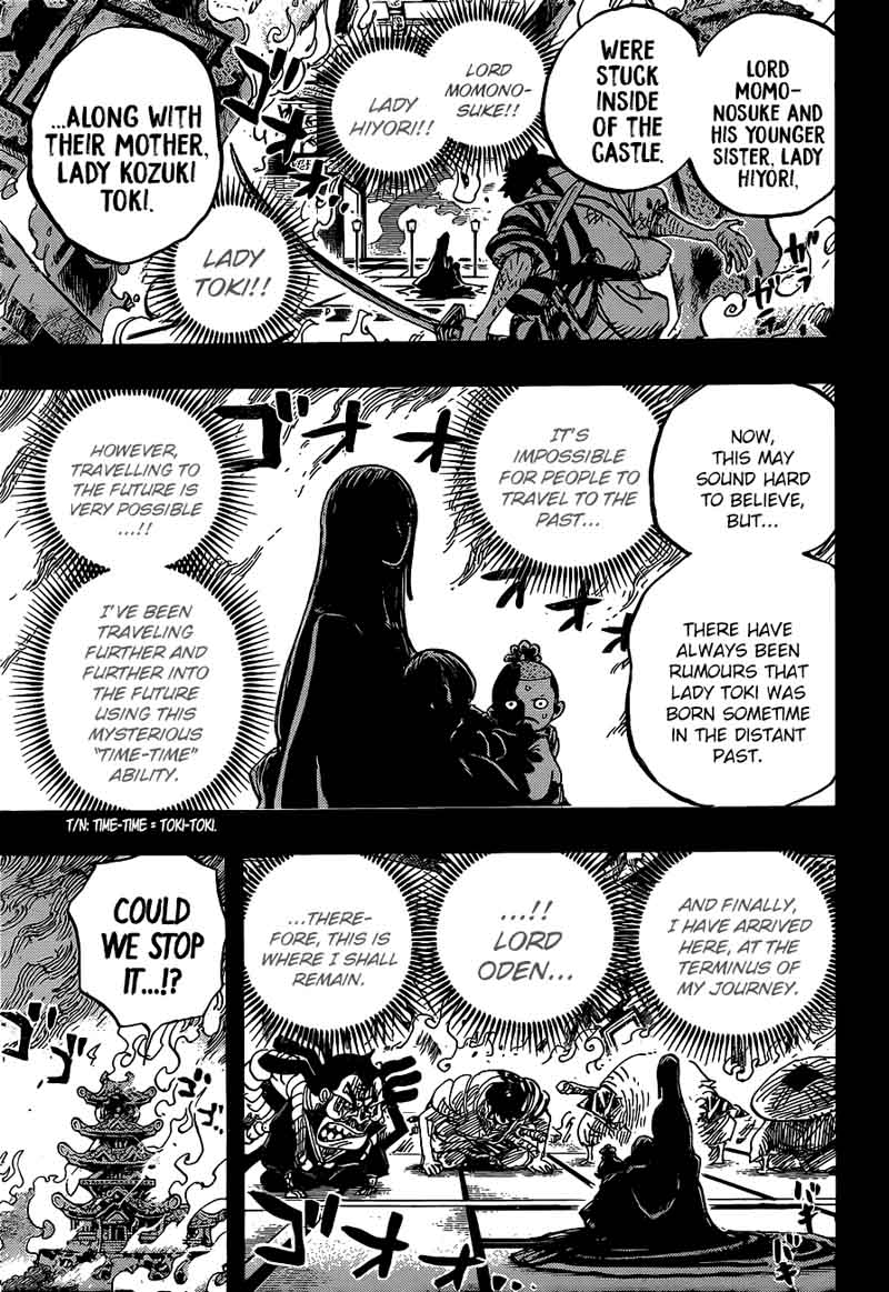 One Piece Manga Chapter 920 page 8 - I Love Oden