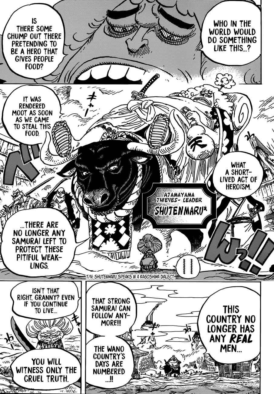One Piece Manga Chapter 921 page 11 - Shutenmaru