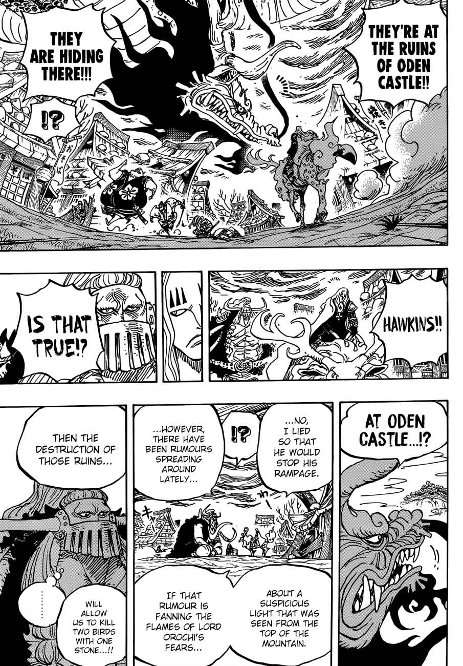 One Piece Manga Chapter 922 page 10 - Governor-General Kaidou of the Beasts Pirates