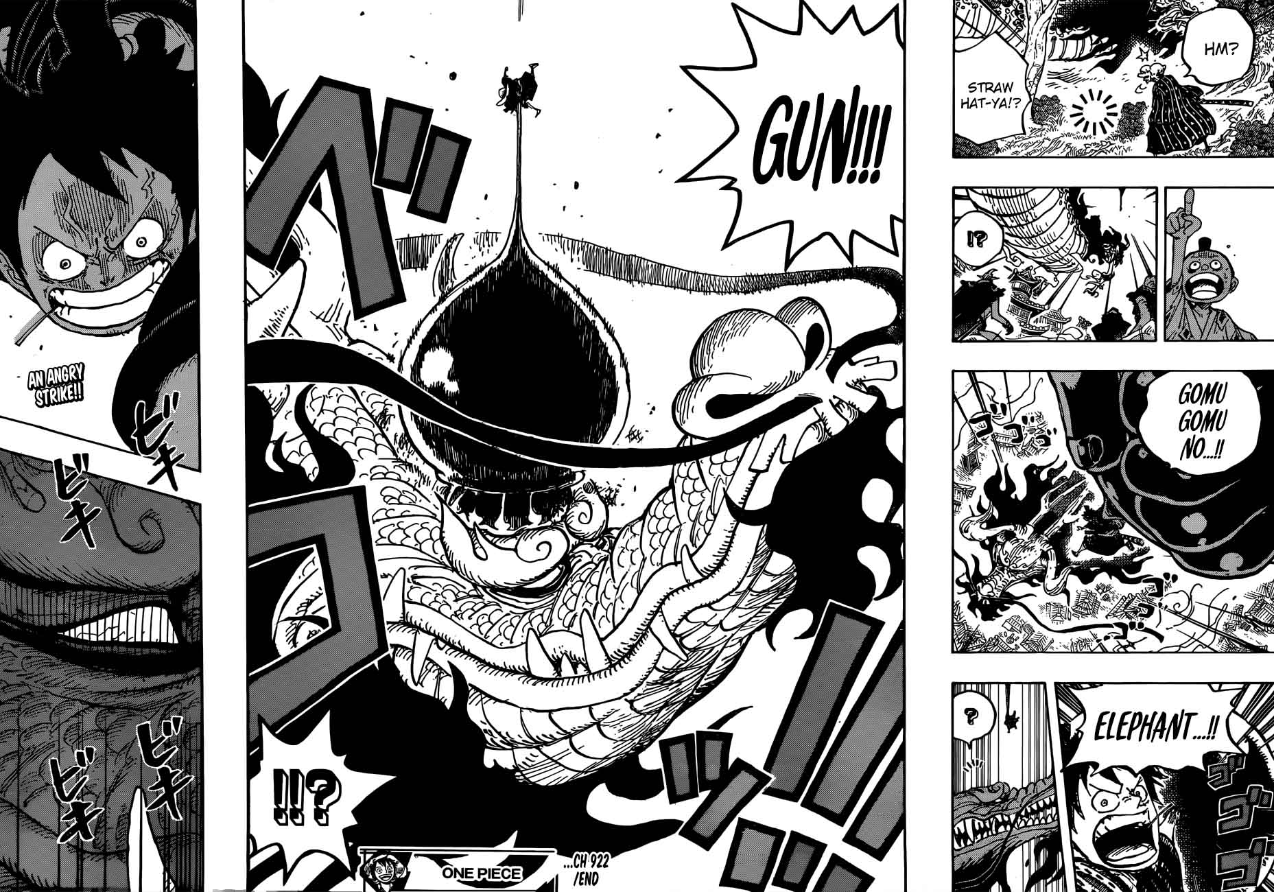 One Piece Manga Chapter 922 page 14 - Governor-General Kaidou of the Beasts Pirates
