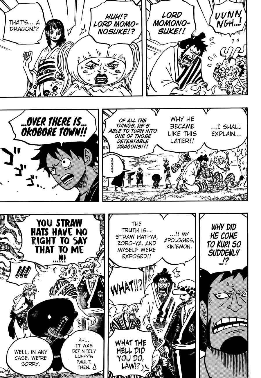 One Piece Manga Chapter 922 page 3 - Governor-General Kaidou of the Beasts Pirates