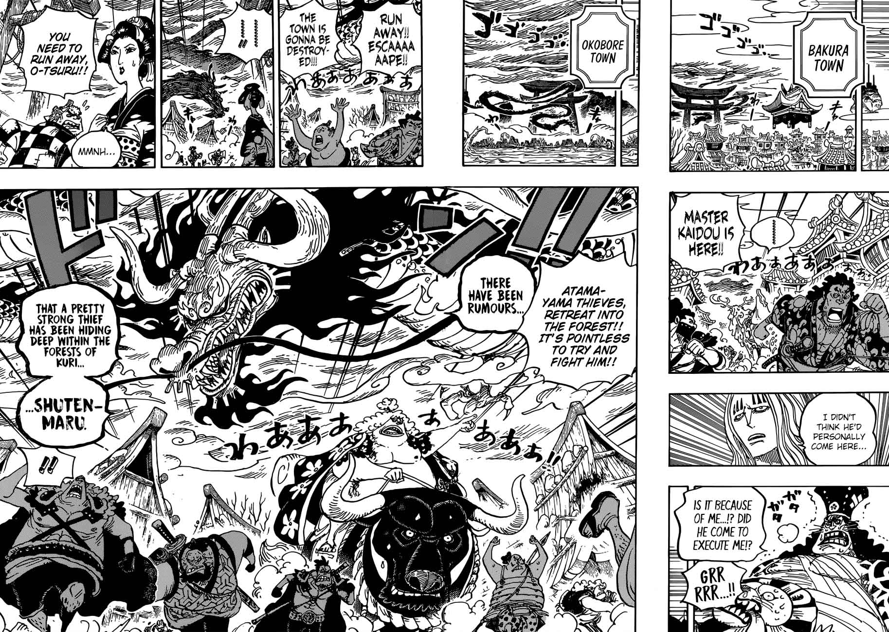 One Piece Manga Chapter 922 page 6 - Governor-General Kaidou of the Beasts Pirates