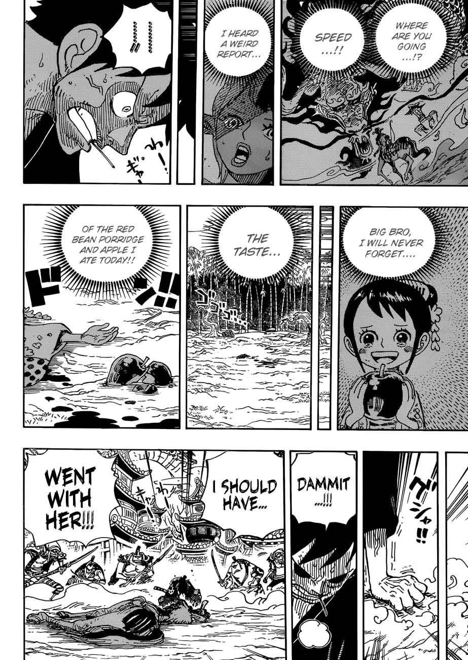 One Piece Manga Chapter 923 page 5 - Emperor of the Sea Kaidou vs. Luffy