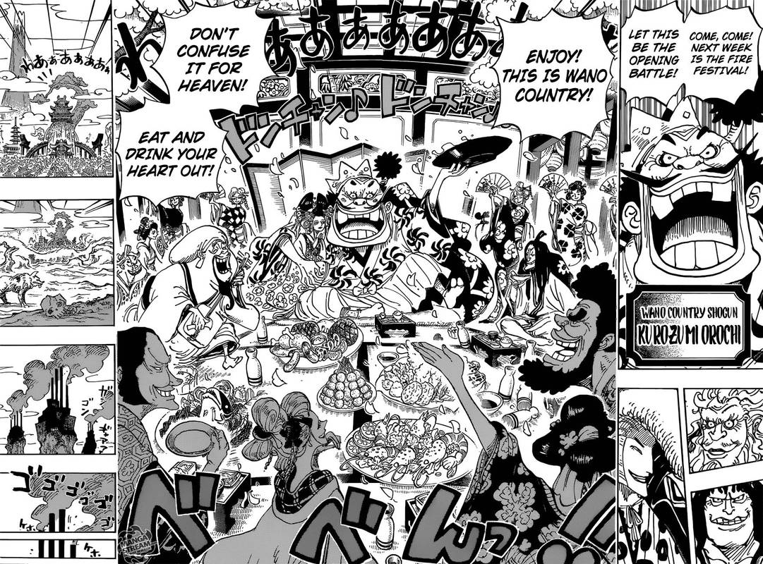 One Piece Manga Chapter 929 page 14 - Shogun of Wano Country, Kurozumi Orochi