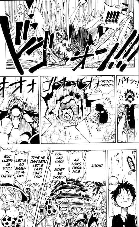 One Piece Manga Chapter 93 page 17 - Going Down