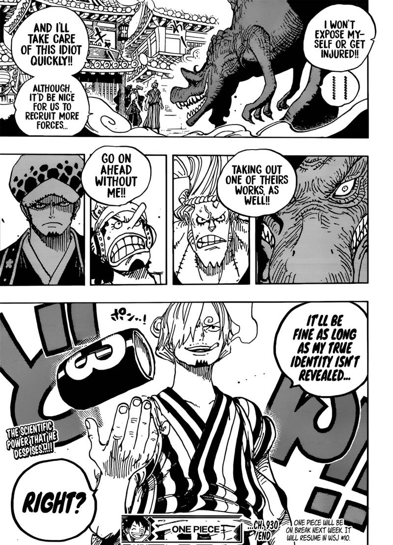One Piece Manga Chapter 930 page 15 - Ebisu Town