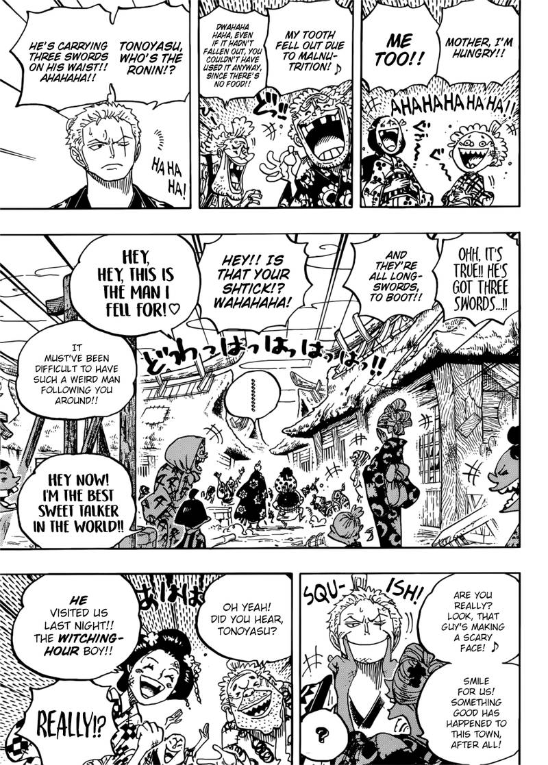One Piece Manga Chapter 930 page 3 - Ebisu Town