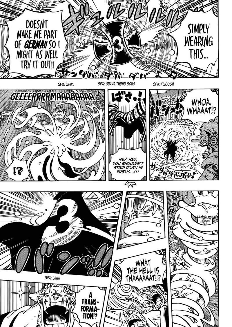 One Piece Manga Chapter 931 page 3 - O-Soba Mask