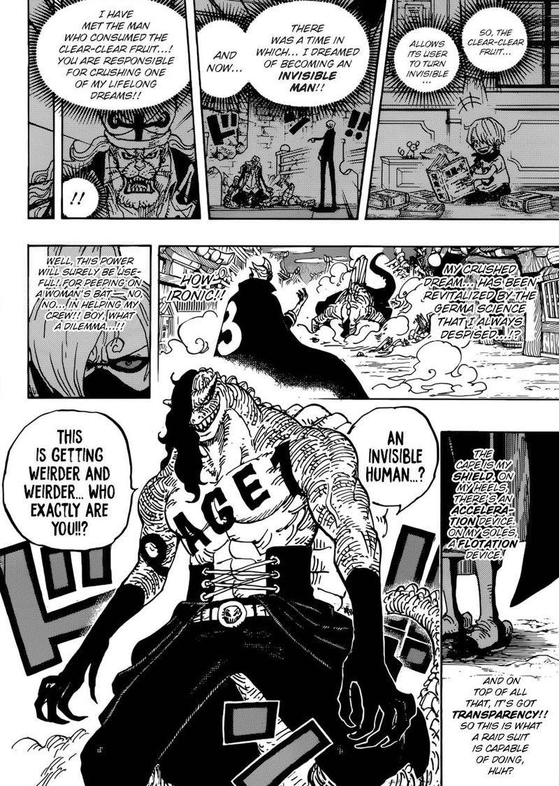 One Piece Manga Chapter 931 page 8 - O-Soba Mask