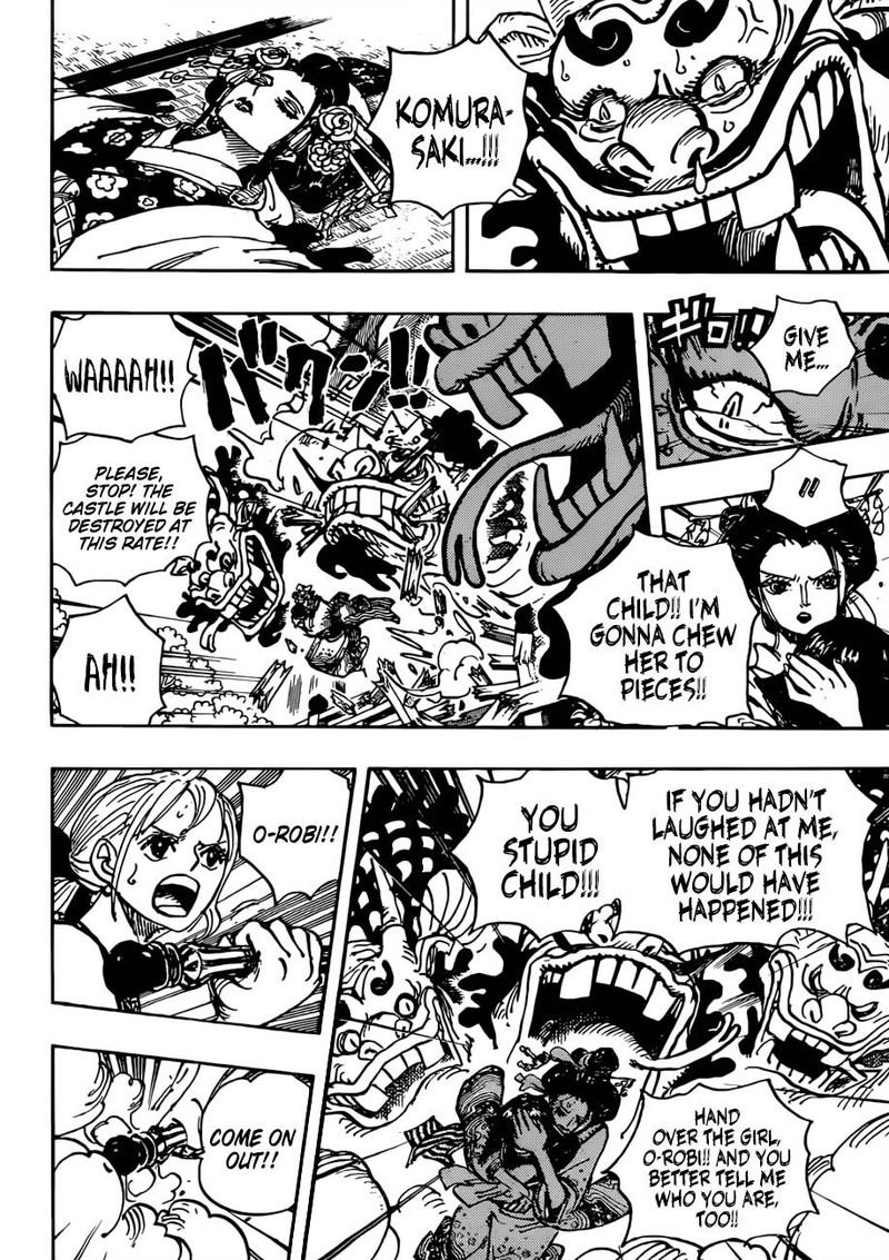 One Piece Manga Chapter 933 page 14 - A Warrior's Mercy