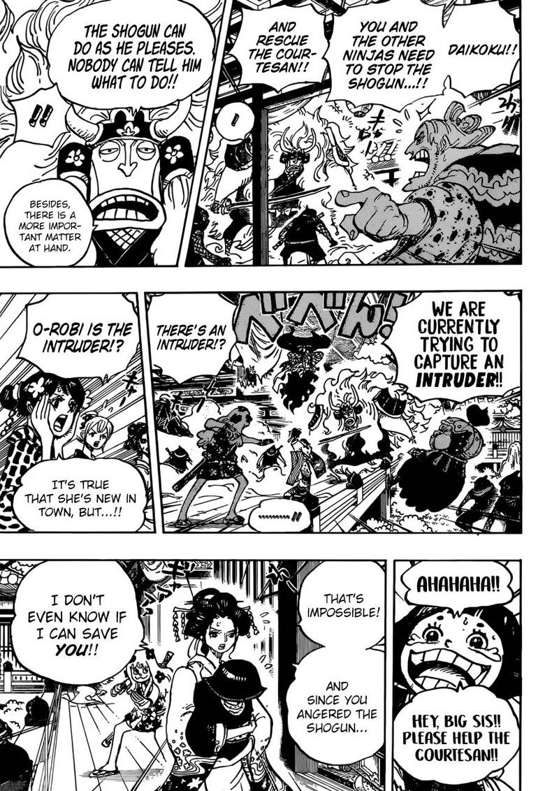 One Piece Manga Chapter 933 page 5 - A Warrior's Mercy