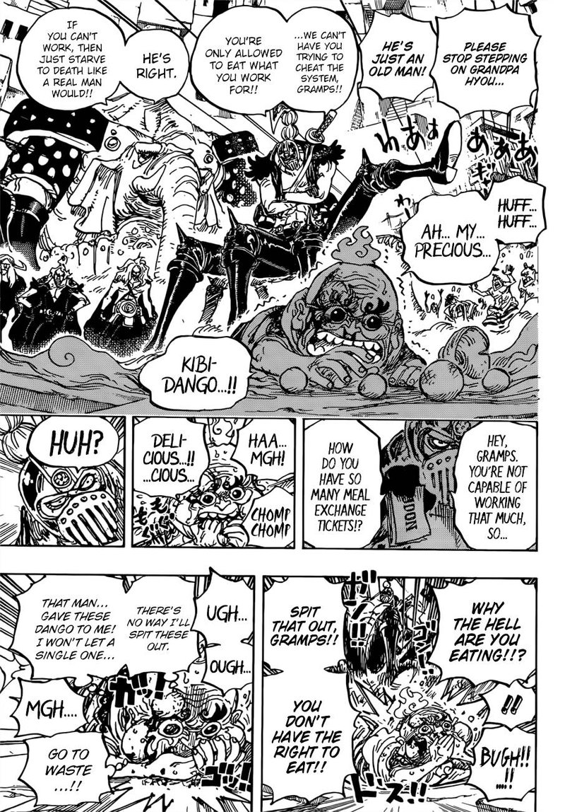 One Piece Manga Chapter 934 page 13 - Hyougoro of the Flower