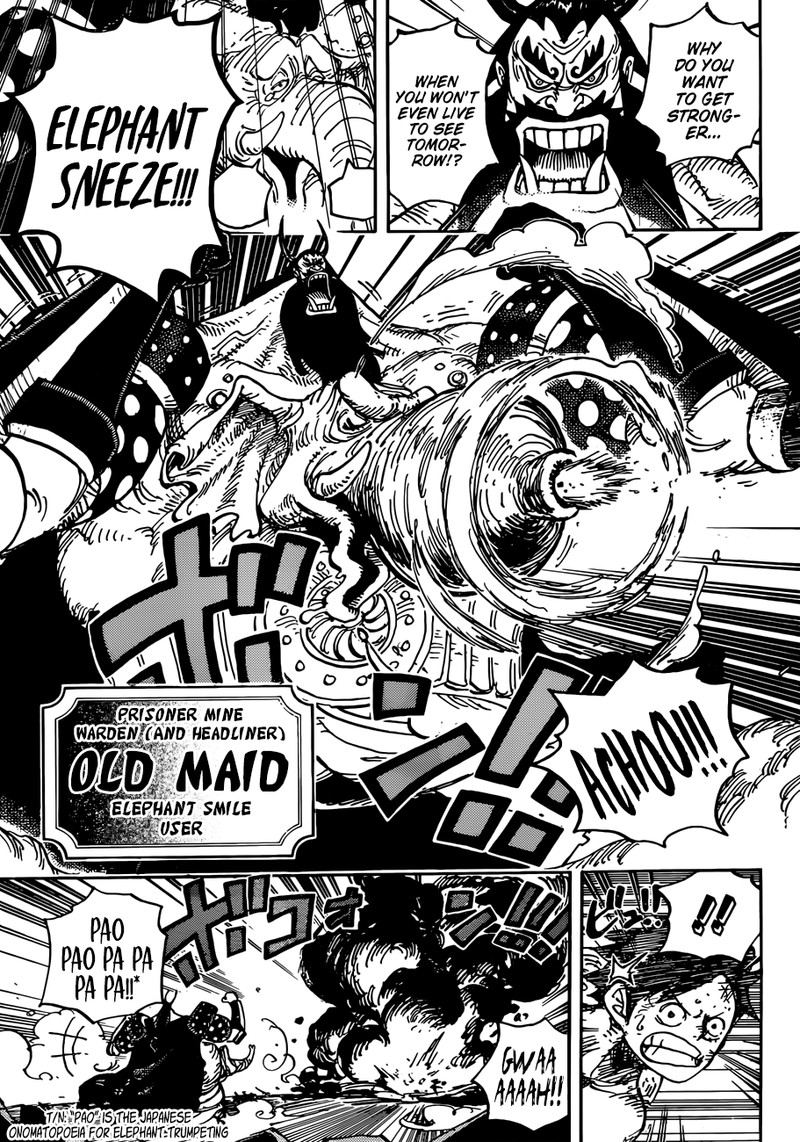 One Piece Manga Chapter 935 page 7 - Queen