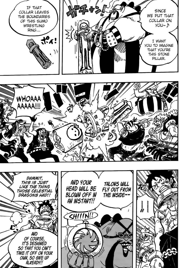 One Piece Manga Chapter 936 page 5 - The Grand Sumo Inferno