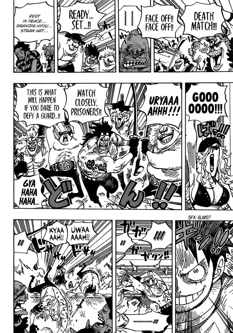 One Piece Manga Chapter 936 page 8 - The Grand Sumo Inferno