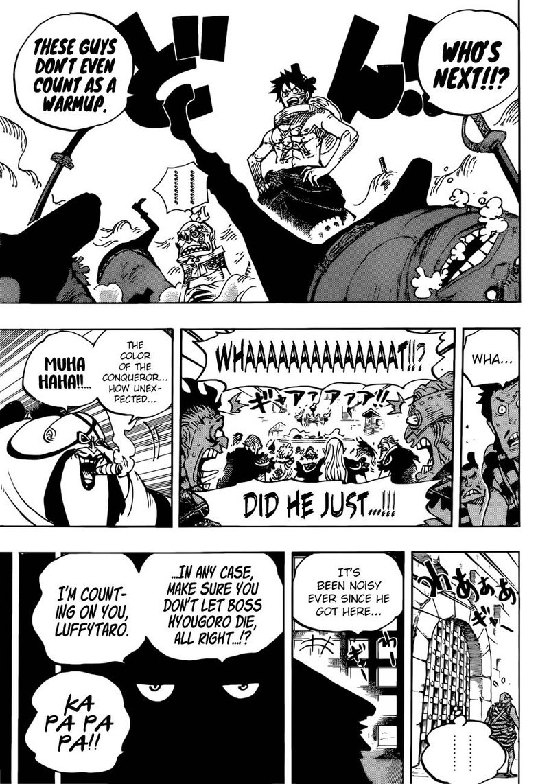 One Piece Manga Chapter 936 page 9 - The Grand Sumo Inferno