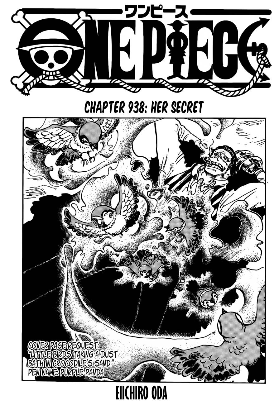 One Piece Manga Chapter 938 page 1 - A Woman's Secret