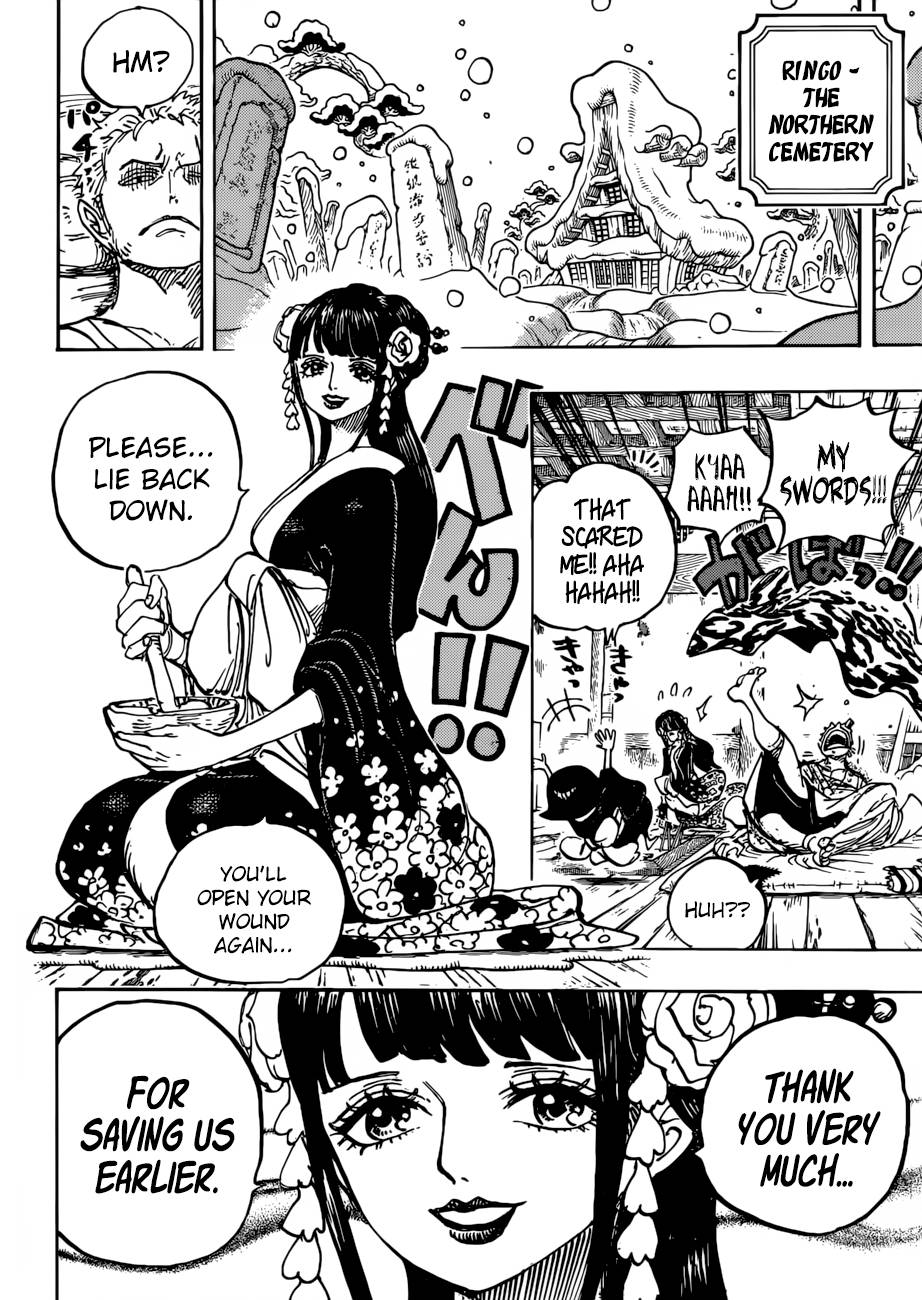 One Piece Manga Chapter 938 page 10 - A Woman's Secret