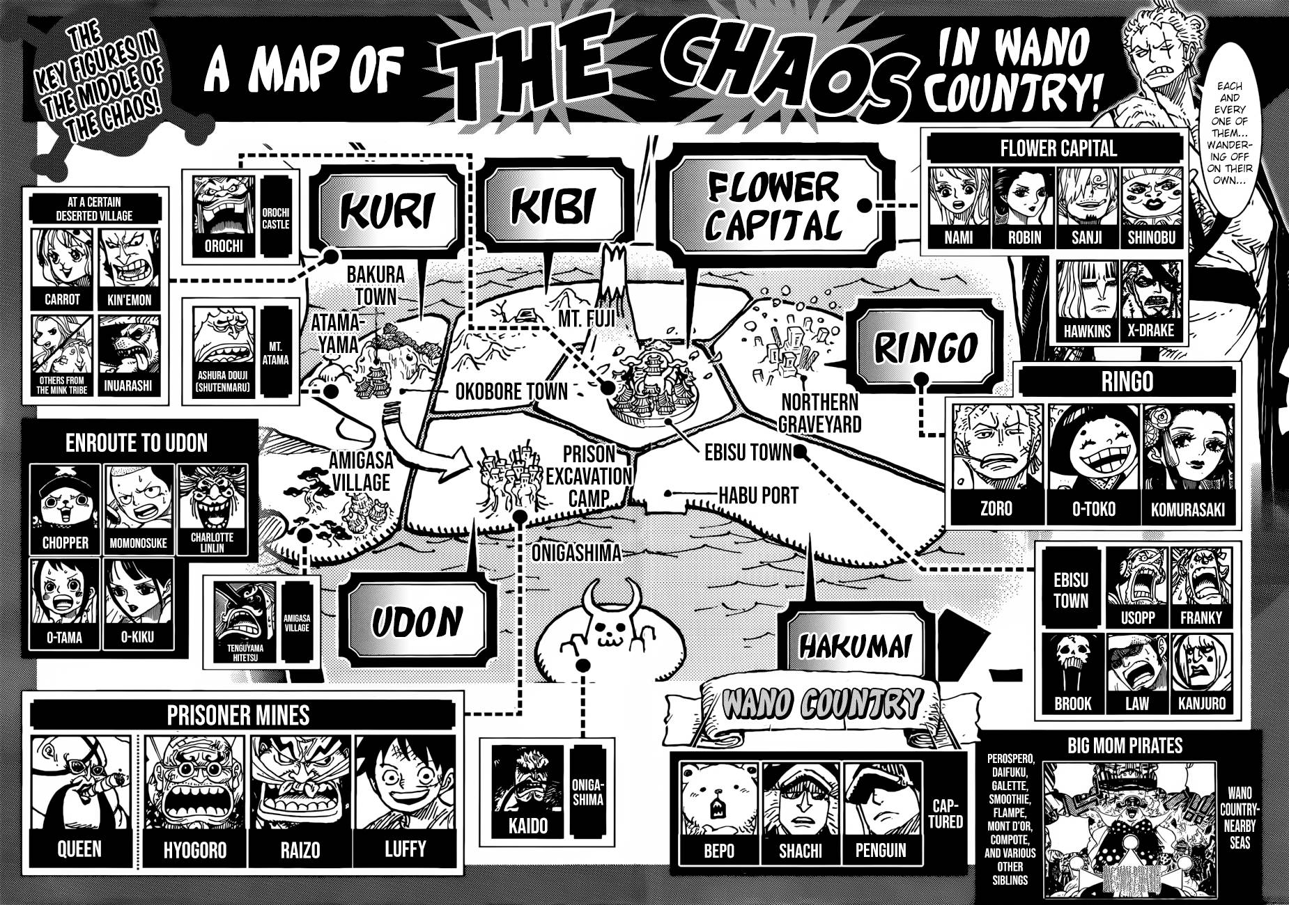 One Piece Manga Chapter 938 page 14 - A Woman's Secret