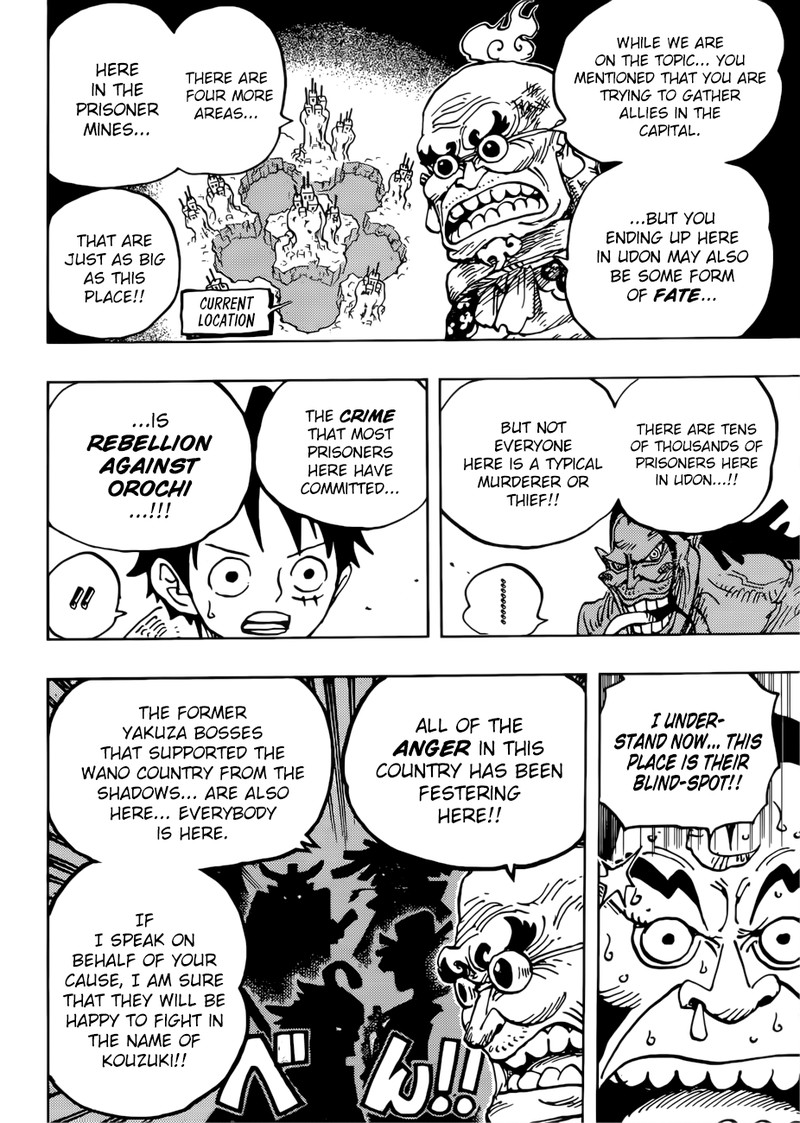 One Piece Manga Chapter 940 page 16 - Sparks of Rebellion