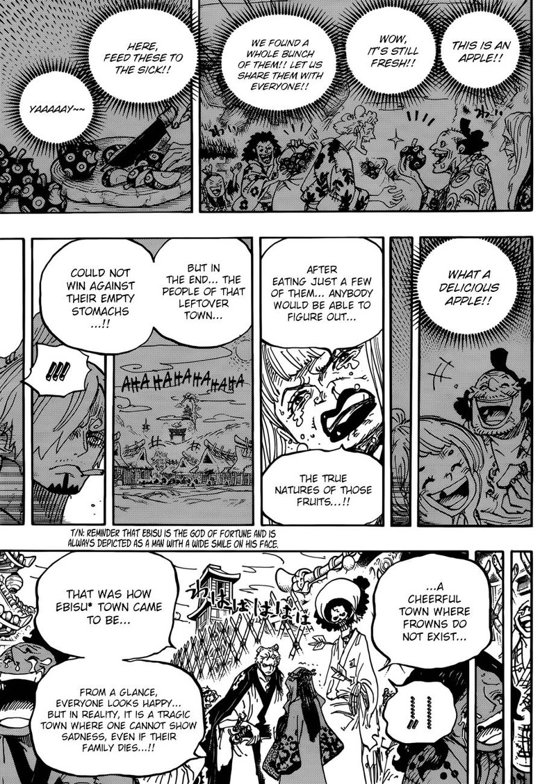 One Piece Manga Chapter 943 page 13 - SMILE