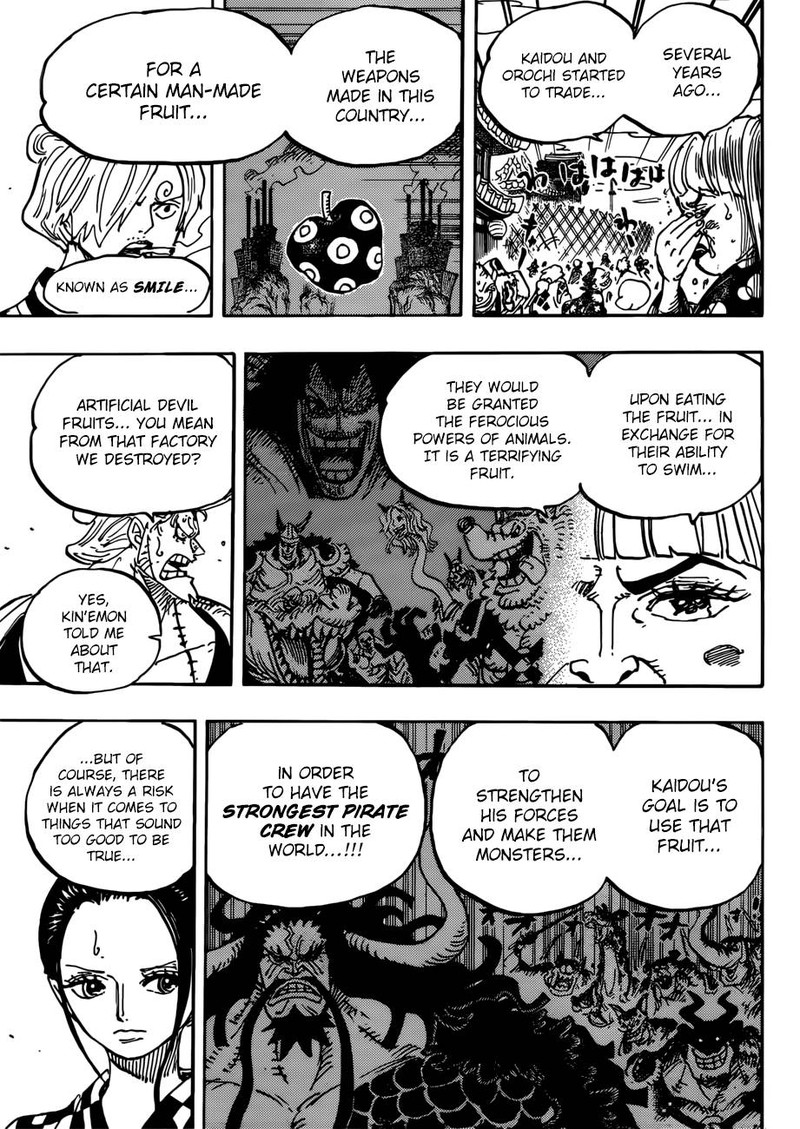 One Piece Manga Chapter 943 page 9 - SMILE
