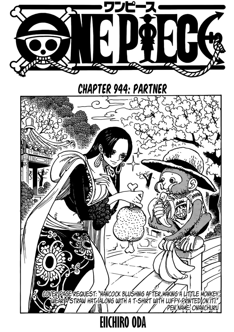 One Piece Manga Chapter 944 page 1 - Partner