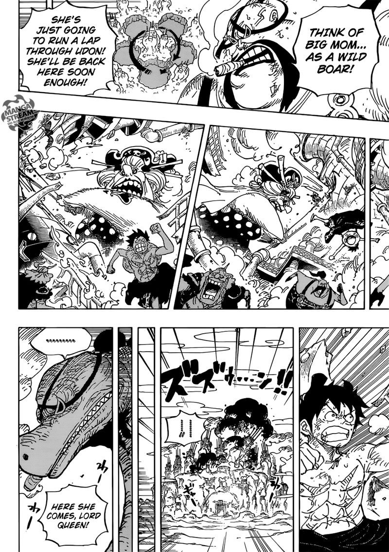 One Piece Manga Chapter 947 page 10 - Queen's Gamble