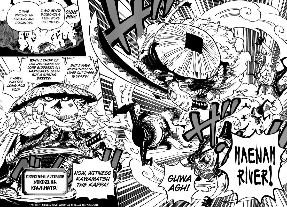 One Piece Manga Chapter 948 page 11 - Introducing Kawamatsu the Kappa