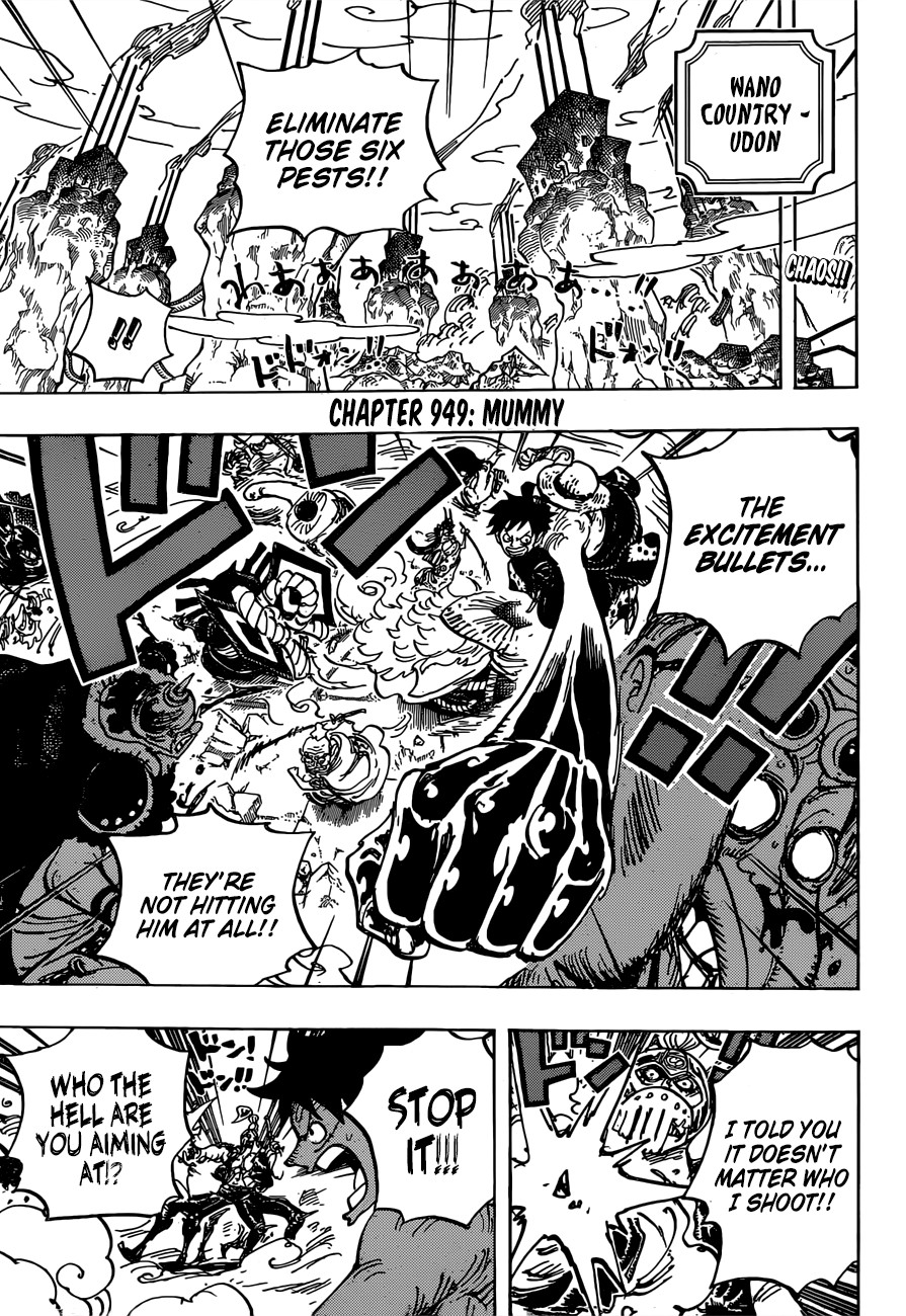 One Piece Manga Chapter 949 page 3 - Mummy