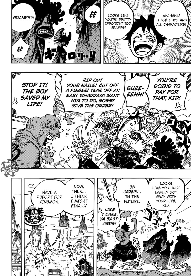 One Piece Manga Chapter 952 page 10 - Hiyori and Kawamatsu