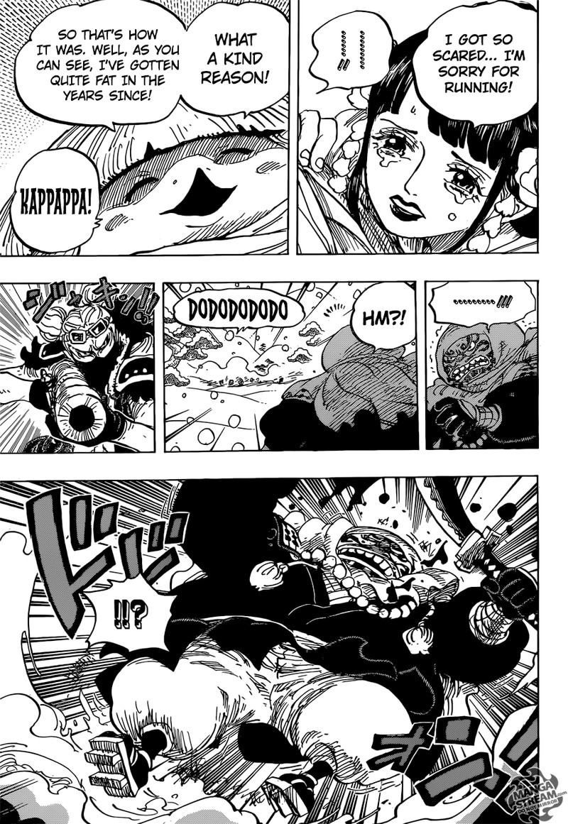One Piece Manga Chapter 952 page 15 - Hiyori and Kawamatsu
