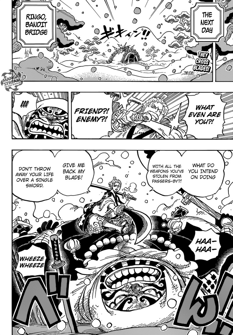 One Piece Manga Chapter 952 page 2 - Hiyori and Kawamatsu