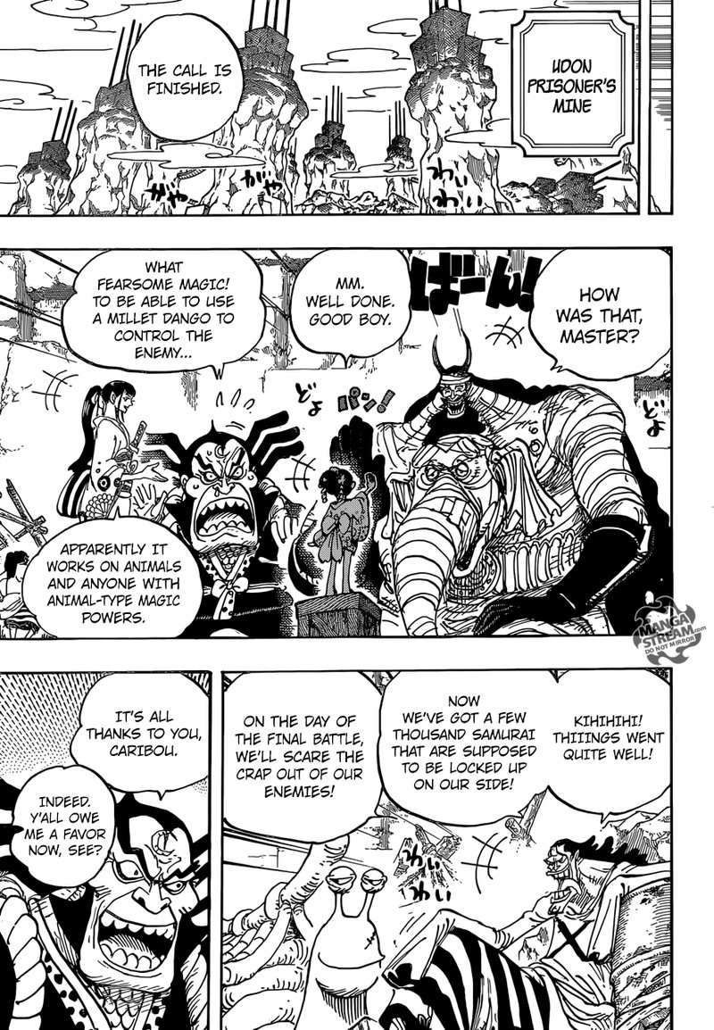 One Piece Manga Chapter 952 page 7 - Hiyori and Kawamatsu