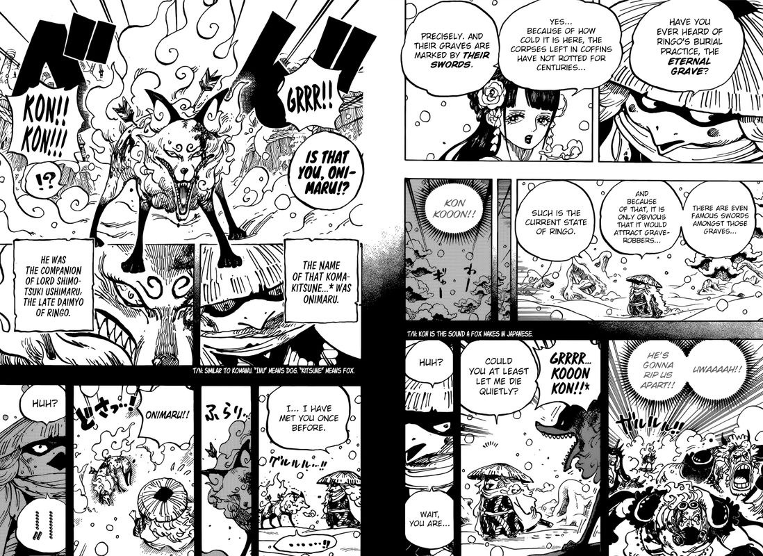 One Piece Manga Chapter 953 page 6 - Once a Fox