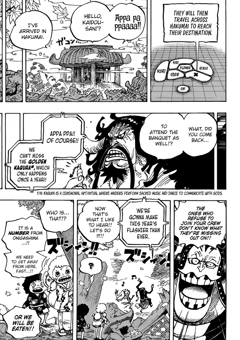 One Piece Manga Chapter 954 page 11 - Like Giving Wings to a Dragon