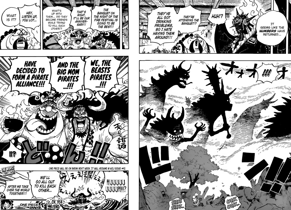 One Piece Manga Chapter 954 page 12 - Like Giving Wings to a Dragon