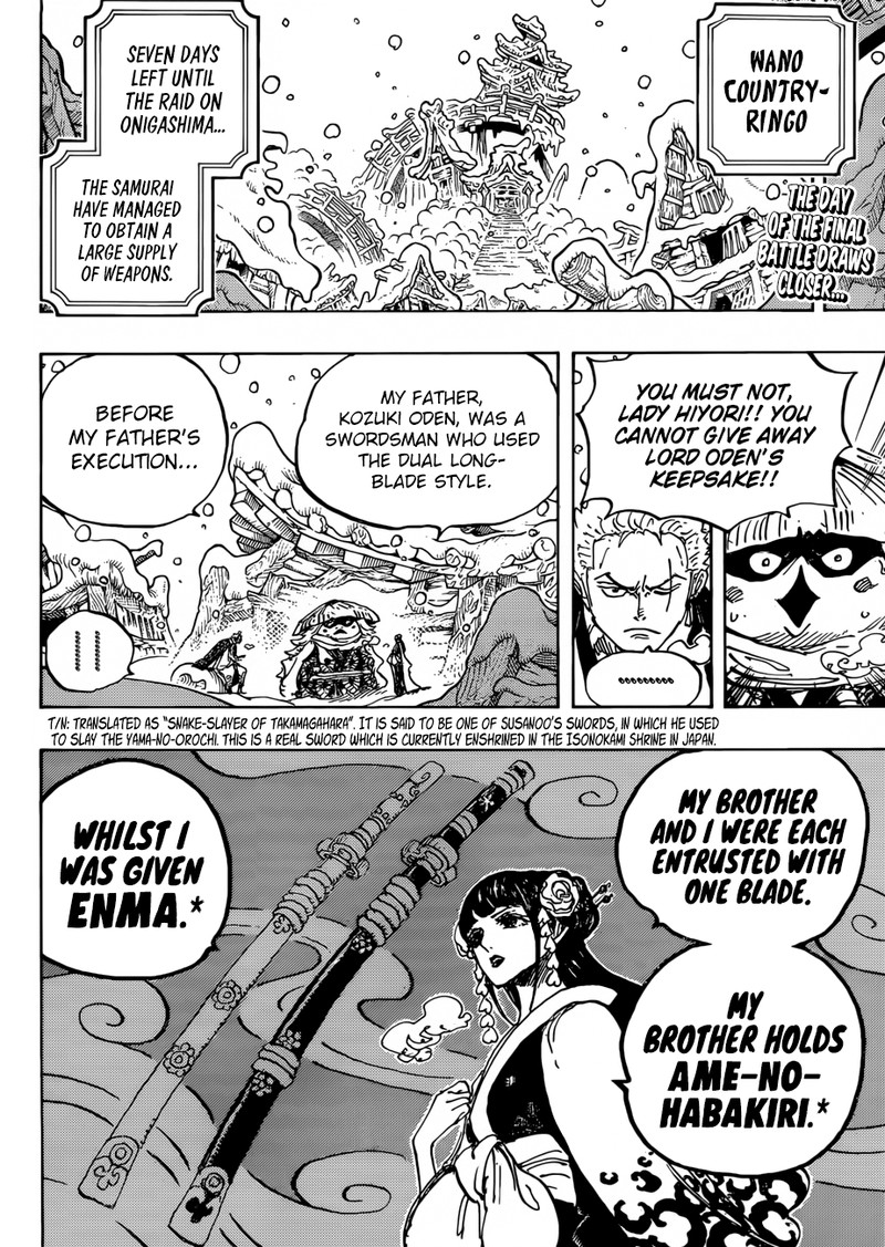 One Piece Manga Chapter 954 page 2 - Like Giving Wings to a Dragon