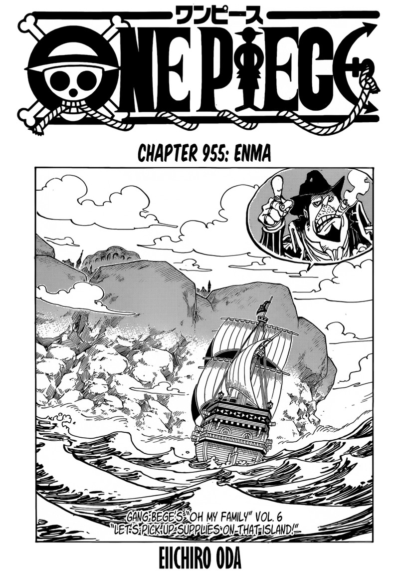 One Piece Manga Chapter 955 page 1 - Enma