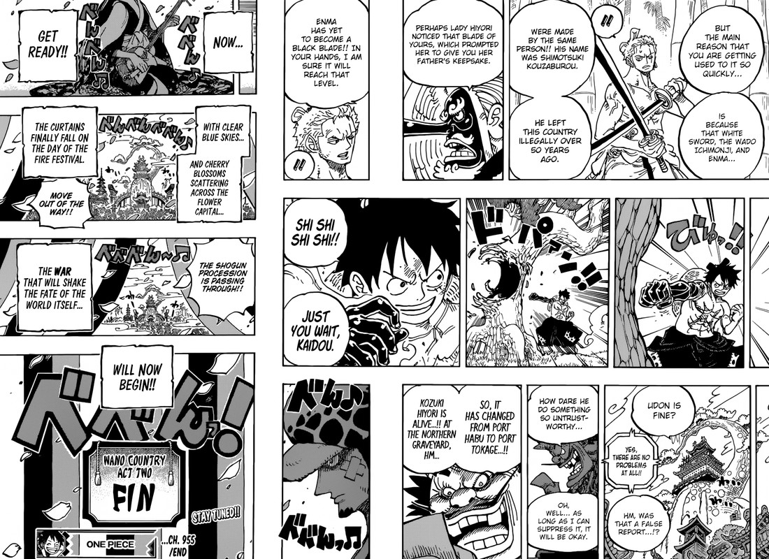 One Piece Manga Chapter 955 page 15 - Enma