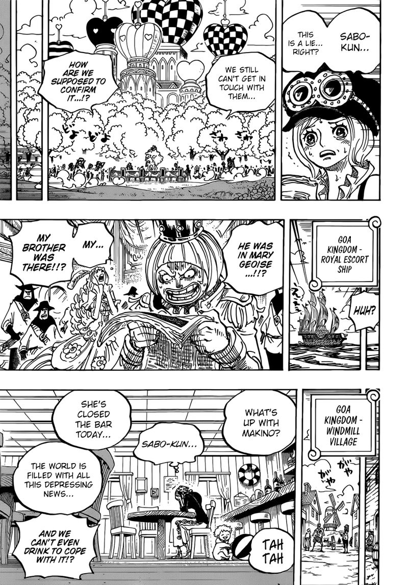 One Piece Manga Chapter 956 page 10 - Big News