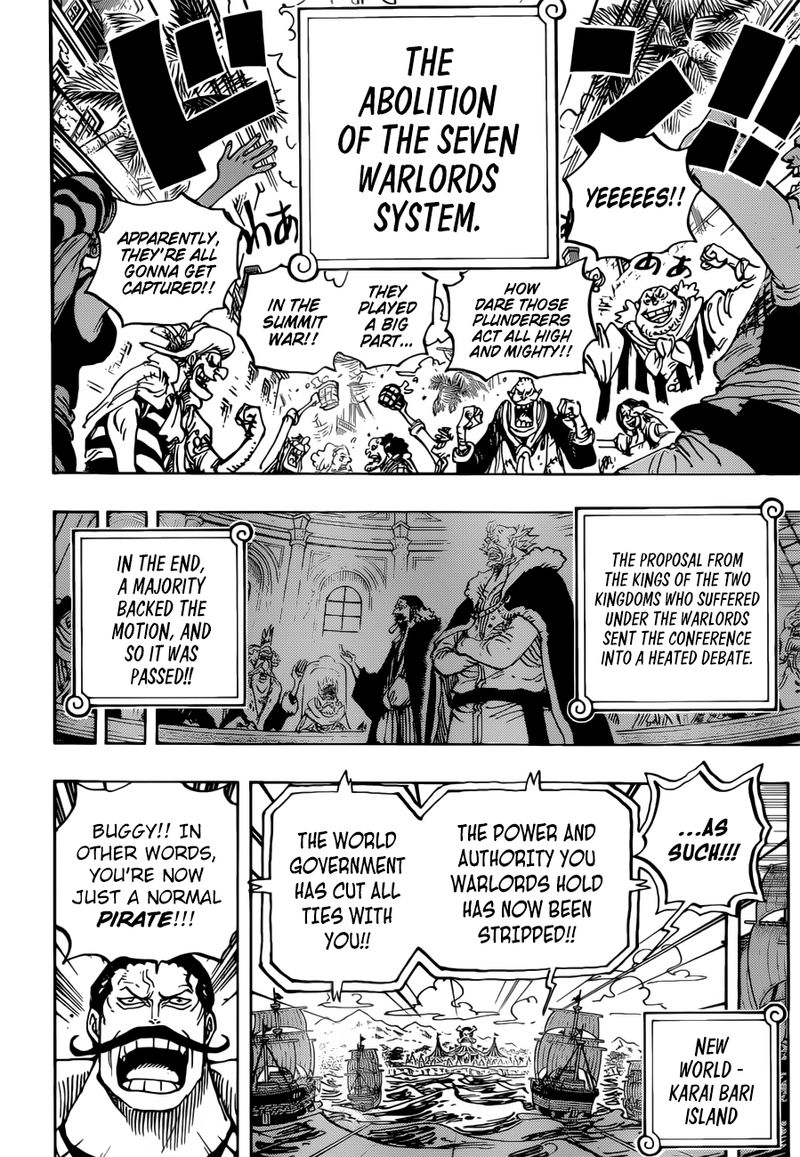 One Piece Manga Chapter 956 page 15 - Big News