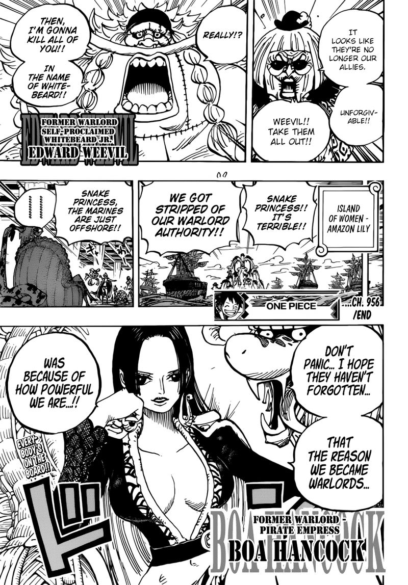 One Piece Manga Chapter 956 page 18 - Big News