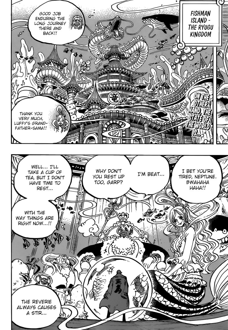 One Piece Manga Chapter 956 page 3 - Big News
