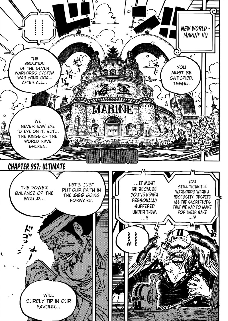 One Piece Manga Chapter 957 page 3 - Ultimate