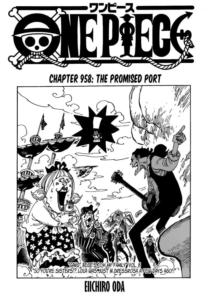 One Piece Manga Chapter 958 page 1 - The Promised Port